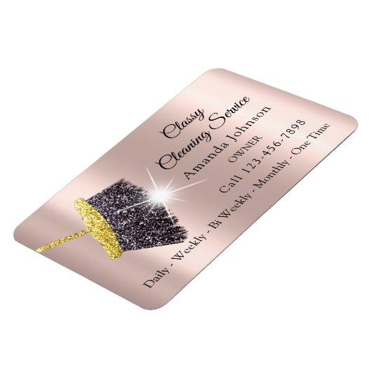 Reinigungsservice Car Magnet Haushaltshaus Behalte (Linke Seite)