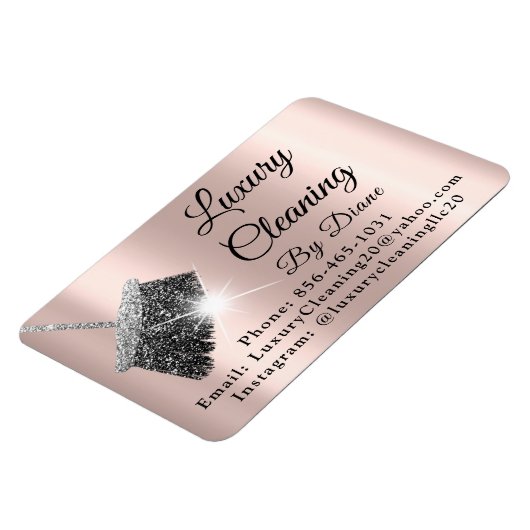 Reinigungsservice Car Magnet Haushaltshaus Behalte (Linke Seite)