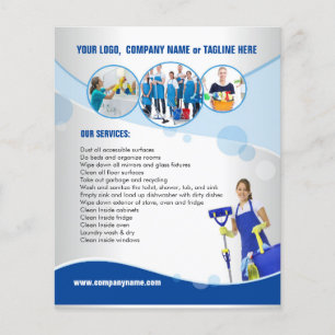 Reinigungsservice Flyer