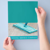 Reinigungsservice Flyer (Hand)