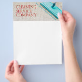 Reinigungsservice Flyer (Hand)