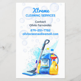 Reinigungsservice Flyer