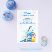 Reinigungsservice Flyer (Einzeln)