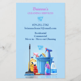 Reinigungsservice Flyer