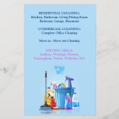 Reinigungsservice Flyer (Hinten)