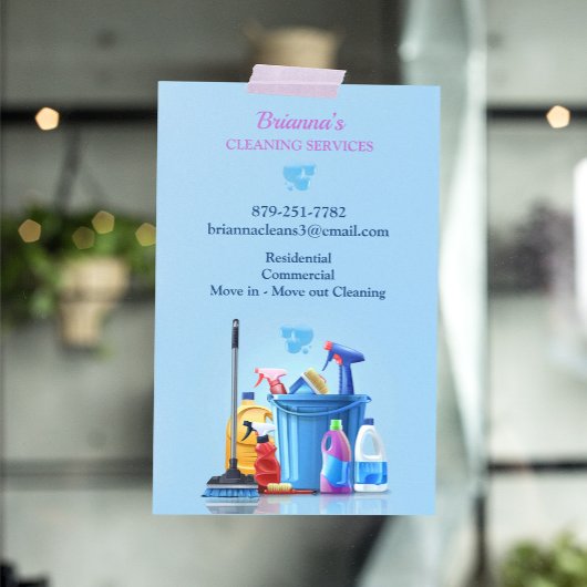 Reinigungsservice Flyer