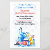 Reinigungsservice Flyer (Vorne)