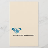 Reinigungsservice Flyer (Hinten)