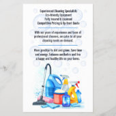 Reinigungsservice Flyer (Hinten)