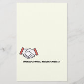 Reinigungsservice Flyer (Hinten)