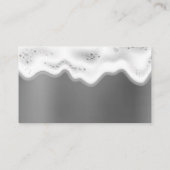 Reinigungsservice für Autos | Seifenblasen Visitenkarte (Rückseite)