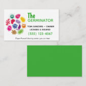 Reinigungsservice für berufliche Biogefährdung Visitenkarte (Vorne/Hinten)
