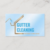 Reinigungsservice für berufliche Gutter Visitenkarte (Vorderseite)