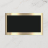 Reinigungsservice für das Klassenzimmer Gerahmt Visitenkarte (Rückseite)