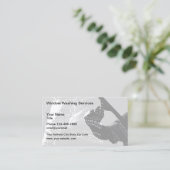 Reinigungsservice für Fensterwasher Visitenkarte (Stehend Vorderseite)