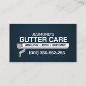 Reinigungsservice für Gutter Visitenkarte (Vorderseite)