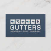 Reinigungsservice für Gutter Visitenkarte (Vorderseite)