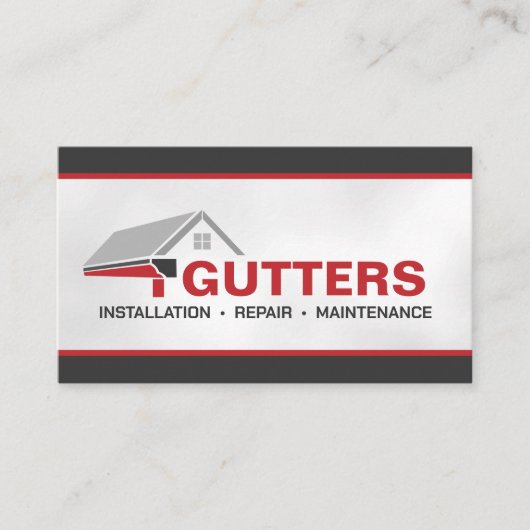Reinigungsservice für Gutter Visitenkarte (Vorderseite)