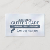 Reinigungsservice für Gutter Visitenkarte (Vorderseite)