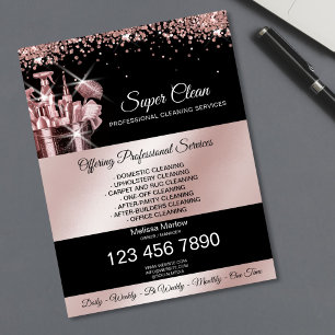 Reinigungsservice für Haushaltshäuser Flyer