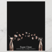 Reinigungsservice für Haushaltshäuser Flyer (Hinten)