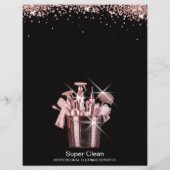 Reinigungsservice für Haushaltshäuser Flyer (Hinten)