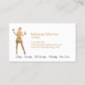 Reinigungsservice für Haushaltshilfe beruflich Visitenkarte (Rückseite)