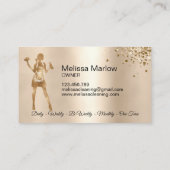 Reinigungsservice für Haushaltshilfe beruflich Visitenkarte (Rückseite)