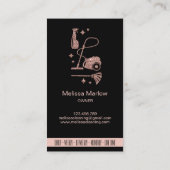 Reinigungsservice für Haushaltshilfe beruflich Visitenkarte (Rückseite)