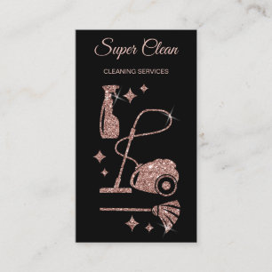 Reinigungsservice für Haushaltshilfe beruflich Visitenkarte