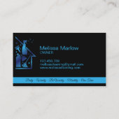 Reinigungsservice für Haushaltshilfe beruflich Visitenkarte (Rückseite)