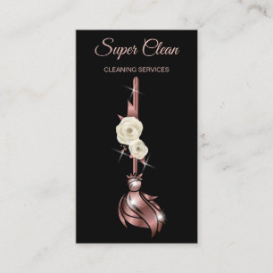 Reinigungsservice für Haushaltshilfe beruflich Visitenkarte