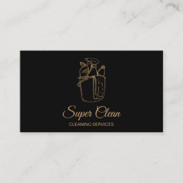 Reinigungsservice für Haushaltshilfe beruflich Visitenkarte