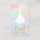 Reinigungsservice für Hausreiniger Feather Duster Visitenkarte (Vorderseite)