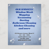 Reinigungsservice für kommunales Wasser Flyer (Hinten)