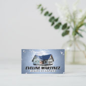 Reinigungsservice für kommunales Wasser Visitenkar Visitenkarte (Stehend Vorderseite)