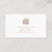 Reinigungsservice für niedliche Haustiere Visitenkarte (Rückseite)