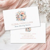 Reinigungsservice für niedliche Haustiere Visitenkarte