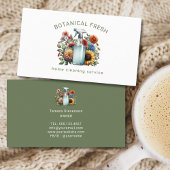 Reinigungsservice für niedliche Haustiere Visitenkarte