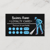 Reinigungsservice für Power mit Druckwaschanlage Treuekarte (Vorderseite)