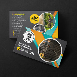 Reinigungsservice für Power- unter Druck Visitenkarte