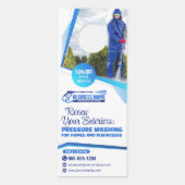 Reinigungsservice für Power Wash Pressure Washhous Türanhänger (Vorderseite)