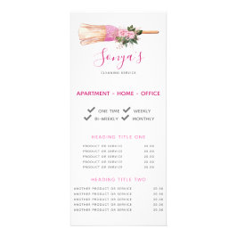 Reinigungsservice für Unternehmen Werbekarte