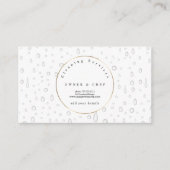 Reinigungsservice für weißes Wasser lässt Muster f Visitenkarte (Vorderseite)