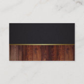 Reinigungsservice (Gold) Visitenkarte (Rückseite)