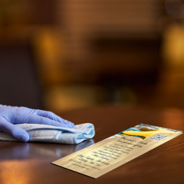 Reinigungsservice-Haus Behalte QRCode-Foto-Gold Visitenkarte