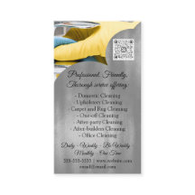 Reinigungsservice-Haus Behaltend QRCode-Foto grau