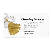Reinigungsservice - Haushaltshilfe für Visitenkart (Vorne)
