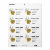 Reinigungsservice - Haushaltshilfe für Visitenkart (Vorne)