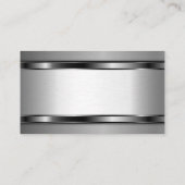 Reinigungsservice | Haushaltshilfe | Metall Visitenkarte (Rückseite)